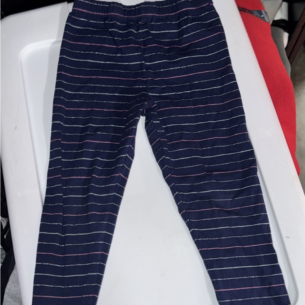 Striped Navy Leggings